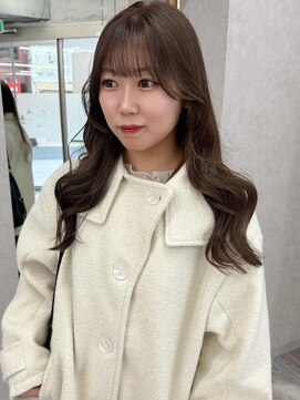 アロ 大阪梅田(alo) 【momoa】つやつやミルクティーブラウン《ブリーチ/大阪梅田》