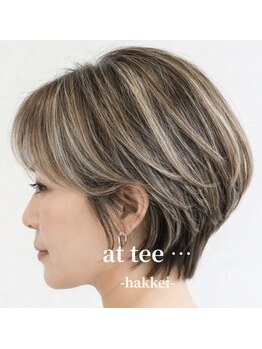 アットティー 金沢八景(at tee...)の写真/透明感×柔らかさ【大人デザインカラー】白髪をぼかすハイライト技術やデザイン力が魅力◎