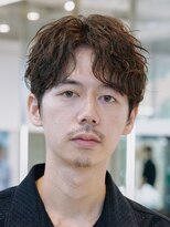 テン 心斎橋(tenn.)&nbsp;難波センターパートニュアンスパーマフェザーショート緩め色気