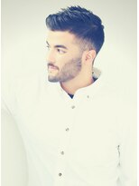 ジジバイワースホワイル(jiji by WORTH WHILE)&nbsp;リバースセンターパート刈り上げセンターパートサーフカール