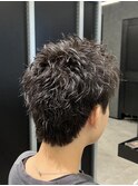 スパイキーショート×ピンパーマ