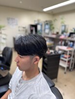 アモーレ ノーセット毛流れアップバング