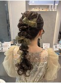 編み下ろしポニー