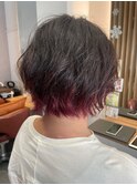 ショート/インナーカラー/インナーカラー