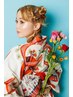 [神宮外苑花火大会★8月8日] 浴衣着付け＋ヘアセット　￥8300　