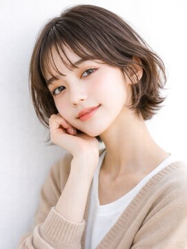 ソレア(SOLEA) 20代30代40代50代髪質改善ミルクブラウンナチュラルショート
