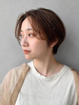 トリッカ 銀座(tricca) マッシュショート/ハンサムショート/ニュアンスパーマ/ブラウン