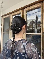 アクビー(AKuBii) リボンヘア×パール