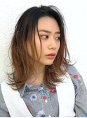 大人ミディアム小顔レイヤースタイル☆【奥村北斗】[表参道]
