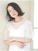 上品なニュアンスボブ