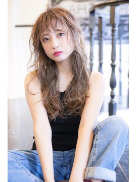 オースティン 門前仲町(AUSTIN) AUSTIN☆外ハネボブアッシュブラウンネオウルフツイストパーマ