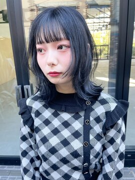 ノラジャーニー(NORA Journey) 【佐藤】ウルフカット×ブルーブラックカラー