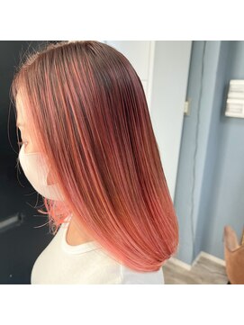 アンフィシュピトロワ(AnFye spi tlow) ［AnFye］縮毛矯正×ブリーチデザイン