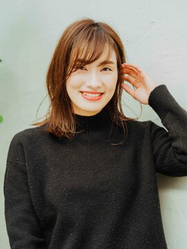 グリーンルーム(GREENROOM) ナチュラルミディボブレイヤー/グリーンルーム 新丸子  髪質改善