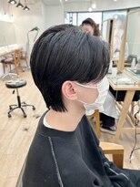 ネオリーブ クーロ メゾン 横浜(Neolive curro Maison)&nbsp;韓国センターパート×ウルフカット[メンズ]