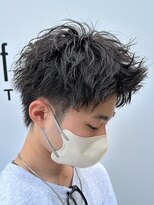 フィフス 天神大名(fifth) ツイストスパイラルパーマツイストパーマメンズマッシュパーマ