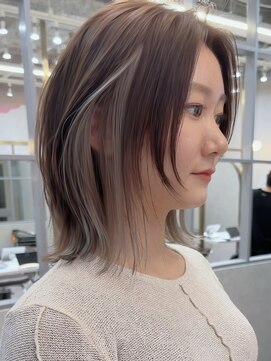 ロンド レア 天神大名店(Lond Le’a) インナーカラーケアブリーチイヤリングカラーハイライトレイヤー