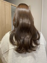 ローレンジウ(LOREN JU)&nbsp;透明感髪質改善ベージュダブルカラーミルクティーグレージュ