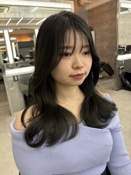 イキ 表参道(iki omotesando) ハッシュカット/フルバング/似合わせカット/レッドブラウン