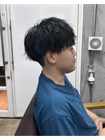 オムファミーユラグ(homme, famille raugh) 縦落ちツイスパ