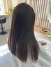 カット+あなた1人のストレート+美髪トリートメント　￥18000