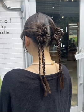 ノットバイベル 大宮(knot by belle) 【早朝セットも受け付けております】カチモリヘア
