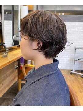 エムクランメイクス 原宿 表参道(m.clan MAKE'S) ショートパーマ20代30代ニュアンスパーマ