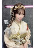 成人式ヘア・着付け【大阪 梅田 ヘアセット】