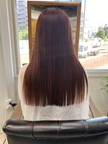 ヘアリゾート粋 新宿三丁目本店 【Miyuki】艶髪ストレートショコラブラウン