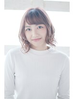 アウラ(Aula by marbles)&nbsp;外巻き/ピンクブラウン/ミックス巻き[横浜]