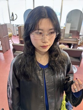 シロ(ciLo) ロングレイヤーパーマ×黒髪