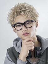 オーシャントーキョー 渋谷神南(OCEAN TOKYO) メンズカット無造作黒髪スパイキーショート刈り上げビジネス流行