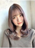 ◎大人綺麗なスタイル　顔まわりカット　セミロング　ロング