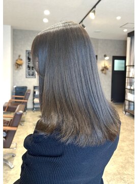 ルナバイルヴェール(LUNA by LeVert) ブリーチなしカラー オリーブベージュ