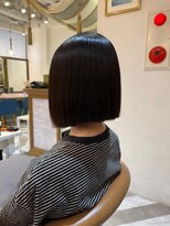 ロンドアベニール 北千住(Lond avenir)&nbsp;ブリーチなしチェリーブラウン髪質改善縮毛矯正酸性ストレート