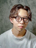 ヒロギンザバーバーショップ 神楽坂店(HIRO GINZA BARBER SHOP)&nbsp;緩め縦落ちスパイラルパーマ