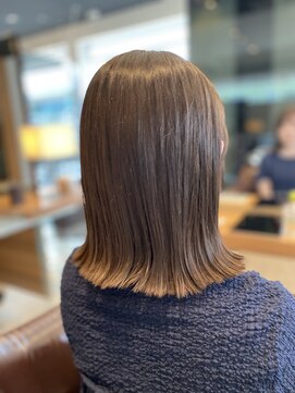 タッセルボブ/オリーブベージュ