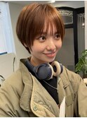 丸みショート/小顔ショート/ショートヘア/北綾瀬