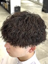 オーバル ジングウマエ(OVARL jingumae) 縦落ちツイストスパイラルパーマラウンドマッシュ