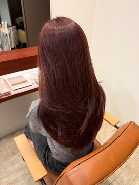 マーリャヘアー(mallia hair) レイヤースタイルレイヤーカットロングレイヤー小顔スタイル