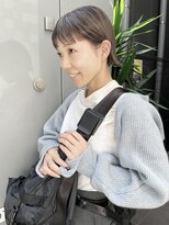 ケンジ 横浜(KENJE)&nbsp;ボブ/オリーブベージュ/ダブルカラー/透明感