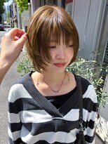ワゴンヘアー(wagon hair)&nbsp;layer bob / honey beige