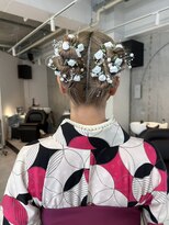 シティ(sity.)&nbsp;天神　顔まわりレイヤーカット　ヘアセット　ブリーチなしカラー