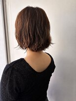ペスカケイクリエイティブ(PESCA K-CREATIVE) 暖色ブラウンのニュアンスウェットボブ