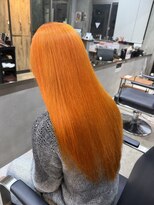 エッジ 下北沢(edge.)&nbsp;ブリーチでつくる鮮やかオレンジ　edge.下北沢
