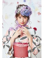 ルーヴル トータルビューティサロン 八木店(LOUVRE Total Beauty Salon) 浴衣波ウェーブアレンジ