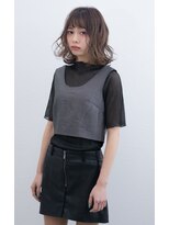 マウロア(MAULOA) 【MAULOA】大人可愛い ウェーブ ひし形 小顔ロブ