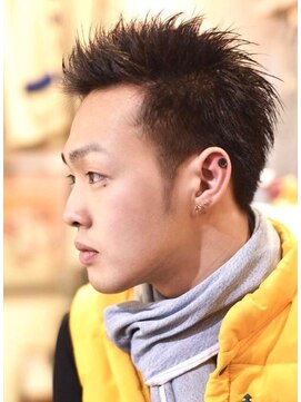 ブレイズ コクラ(BLAZE KOKURA) 爽やかアップバング☆ツーブロックベリーショート