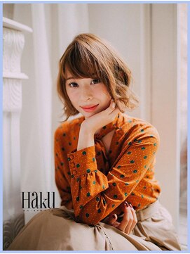 ヘア メイク ハク 横浜(hair make Haku) フェザーボブスタイル