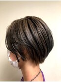 ローライト×ハンサムショート